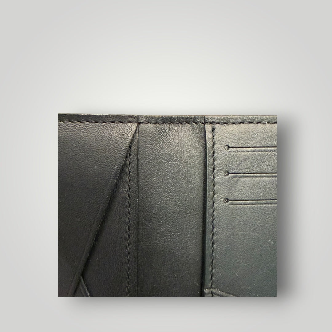 Louis Vuitton Pre-loved Black Infini Leather Pocket Organizer