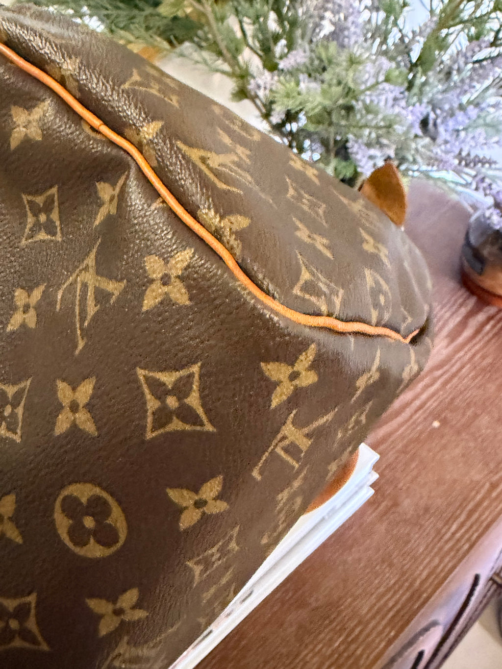 Louis Vuitton Pre-loved Monogram Speedy 30 and Cosmetic Pouch Bundle Deal