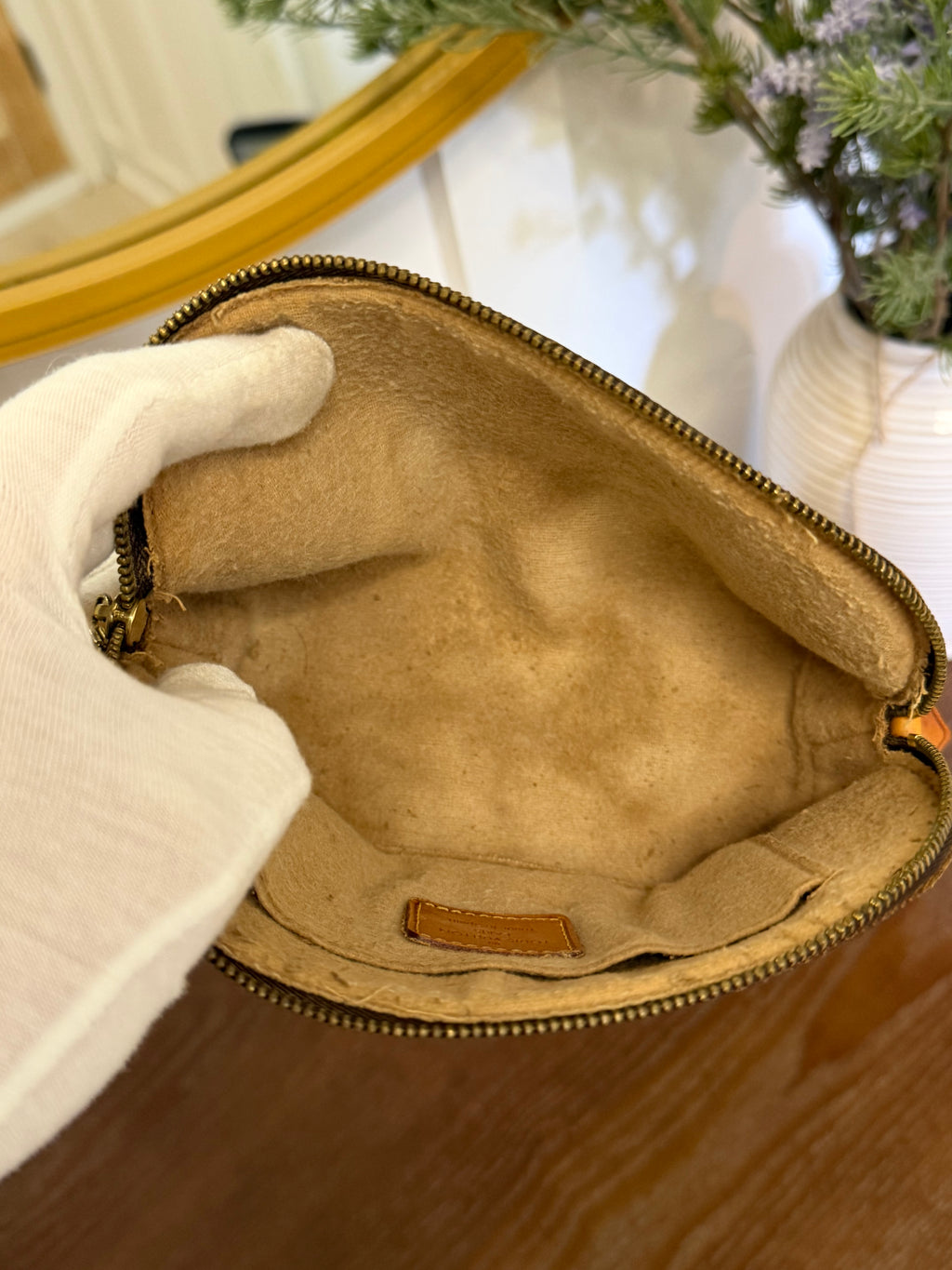 Louis Vuitton Pre-loved Monogram Speedy 30 and Cosmetic Pouch Bundle Deal