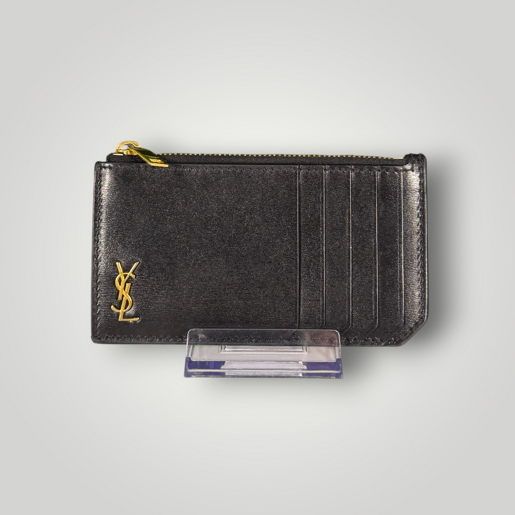 Saint Laurent Pre-Loved Tiny Cassandre Card Holder