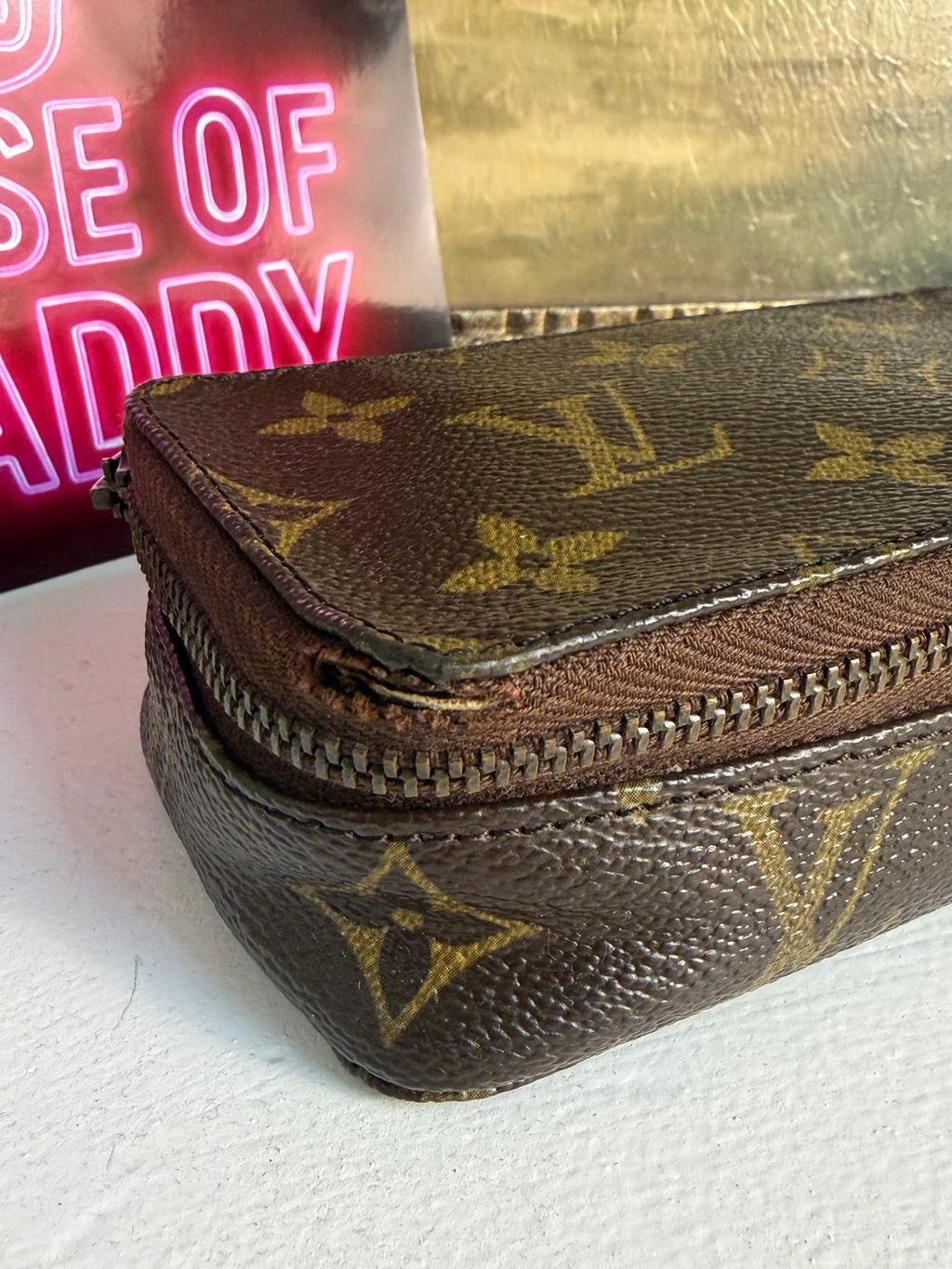 Vintage Louis Vuitton Monogram Monte Carlo PM Jewelry Case (1987)