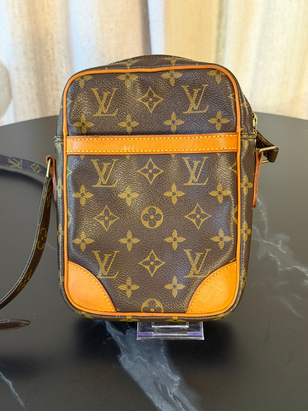 Louis Vuitton Pre-loved Monogram Danube PM Crossbody Bag | 2002 | Authentic