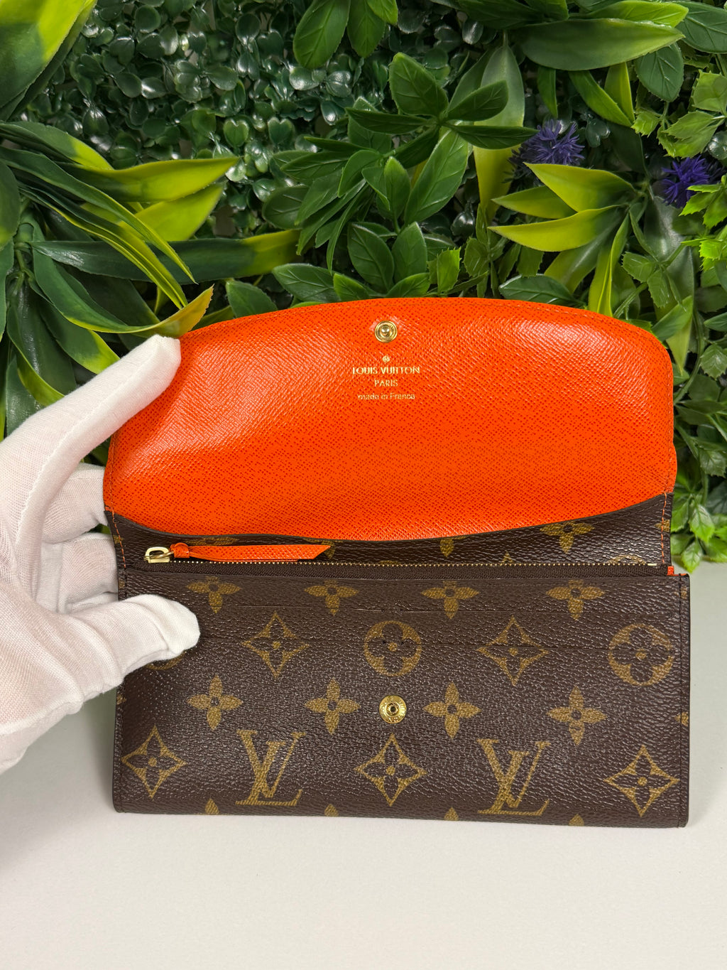 Louis Vuitton Pre-Loved Emilie Long Wallet