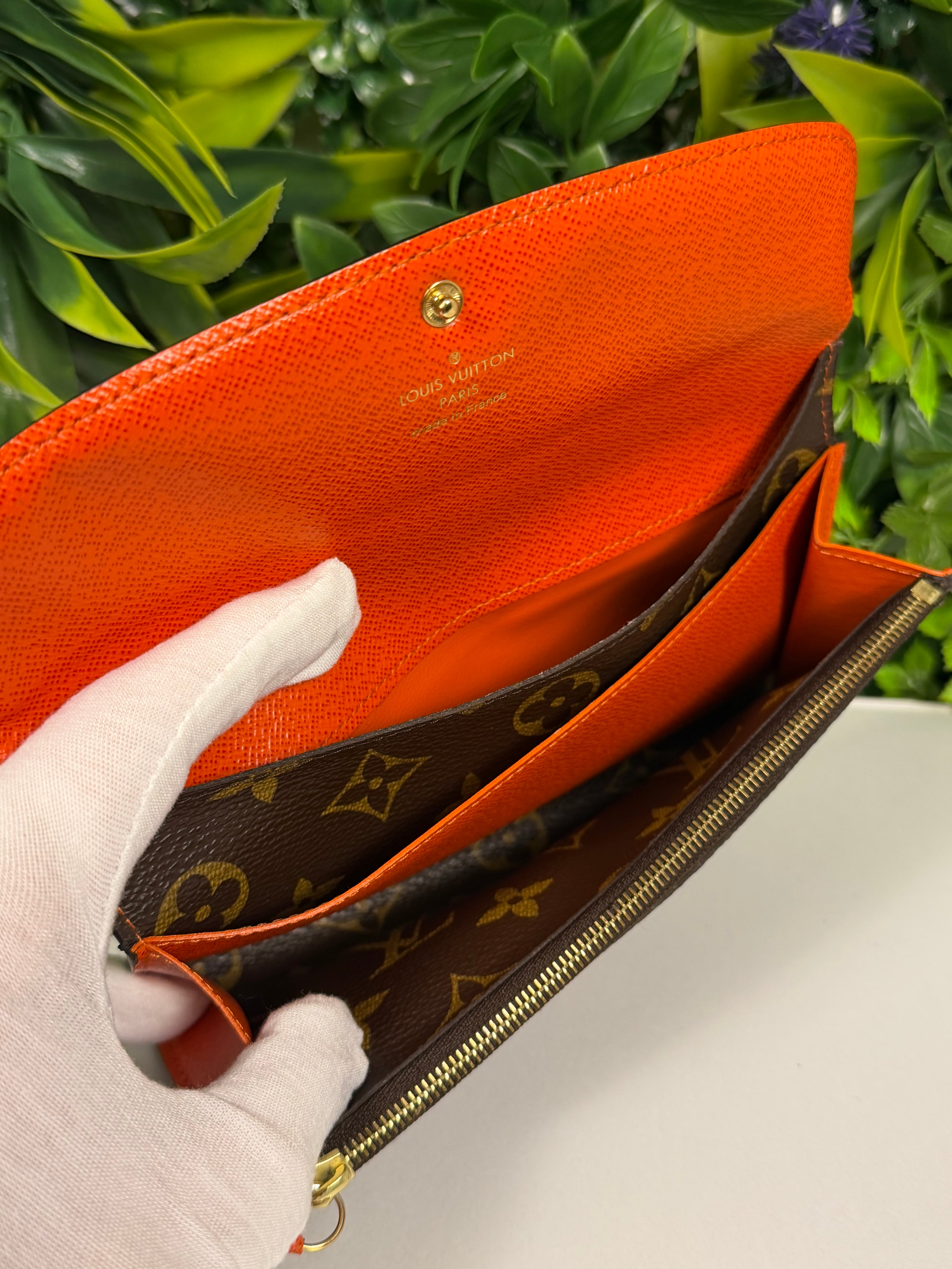 Louis Vuitton Pre-Loved Emilie Long Wallet