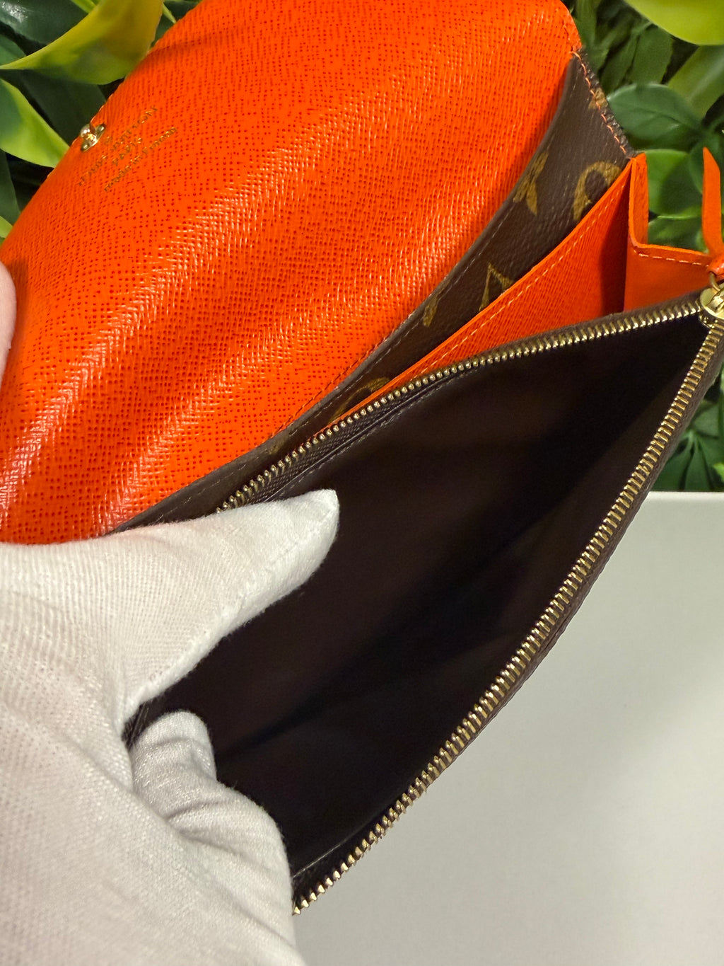Louis Vuitton Pre-Loved Emilie Long Wallet
