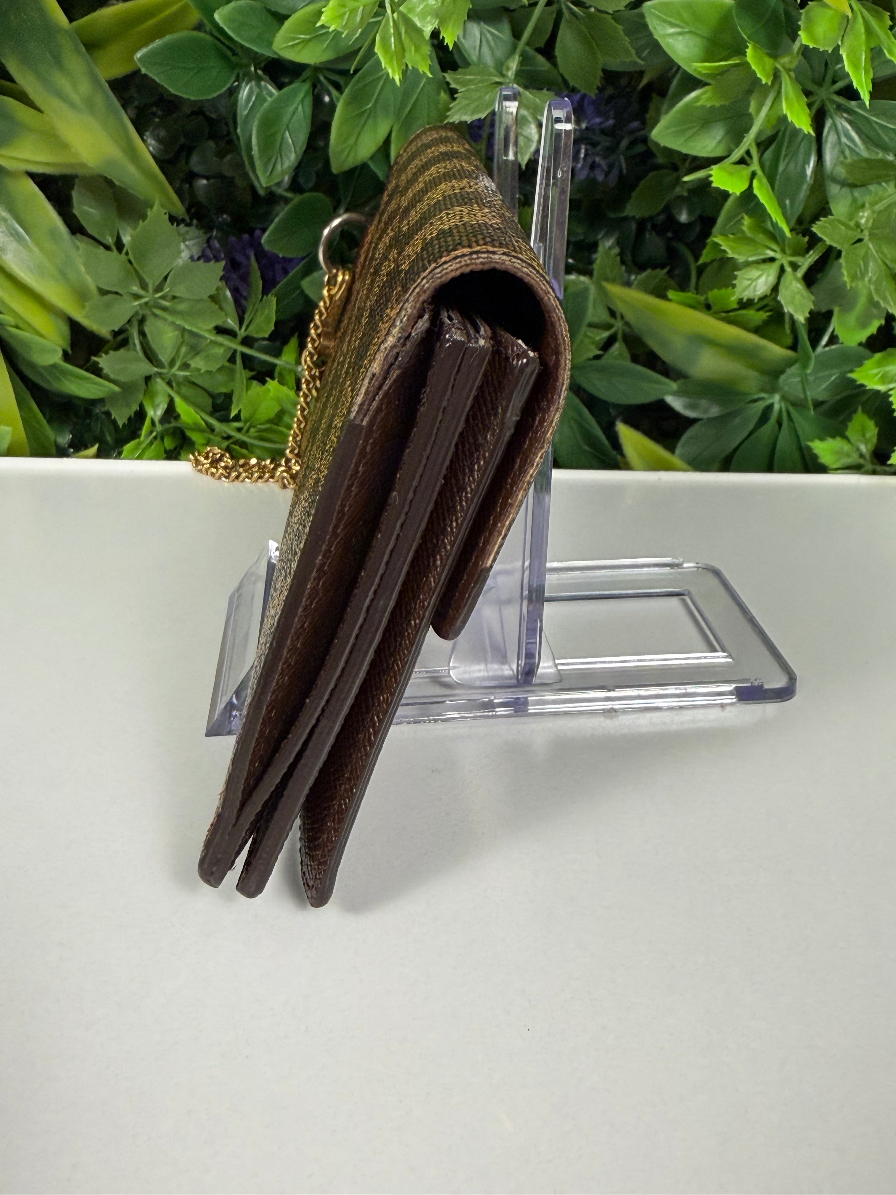 Louis Vuitton Pre-Loved Damier Ebene Accordion Long Wallet