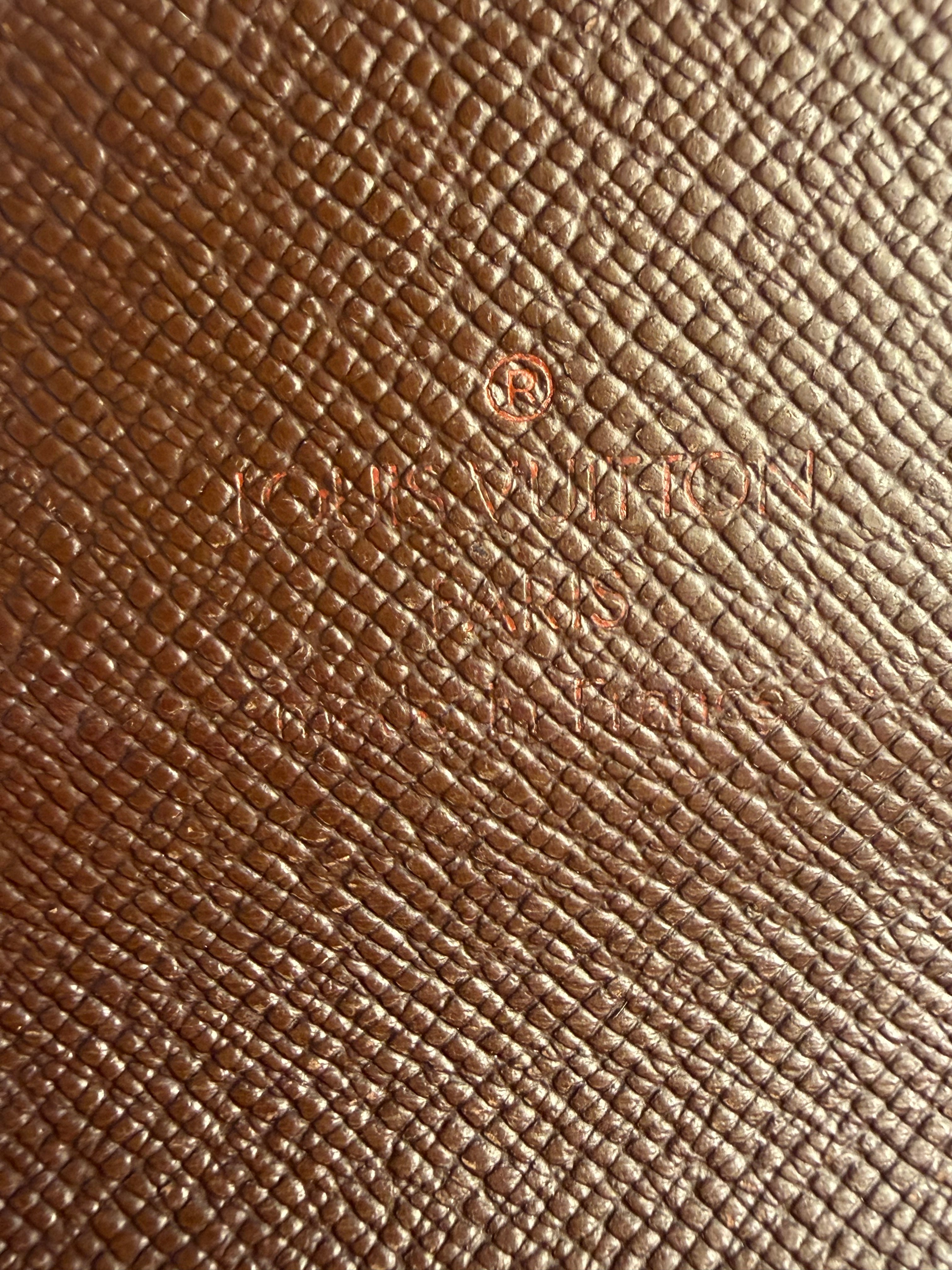Louis Vuitton Pre-Loved Damier Ebene Accordion Long Wallet
