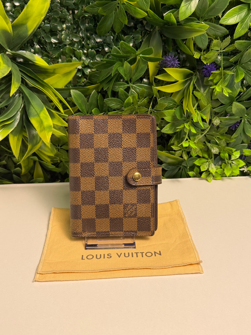 Louis Vuitton Pre-Loved Damier Ebene PM Agenda