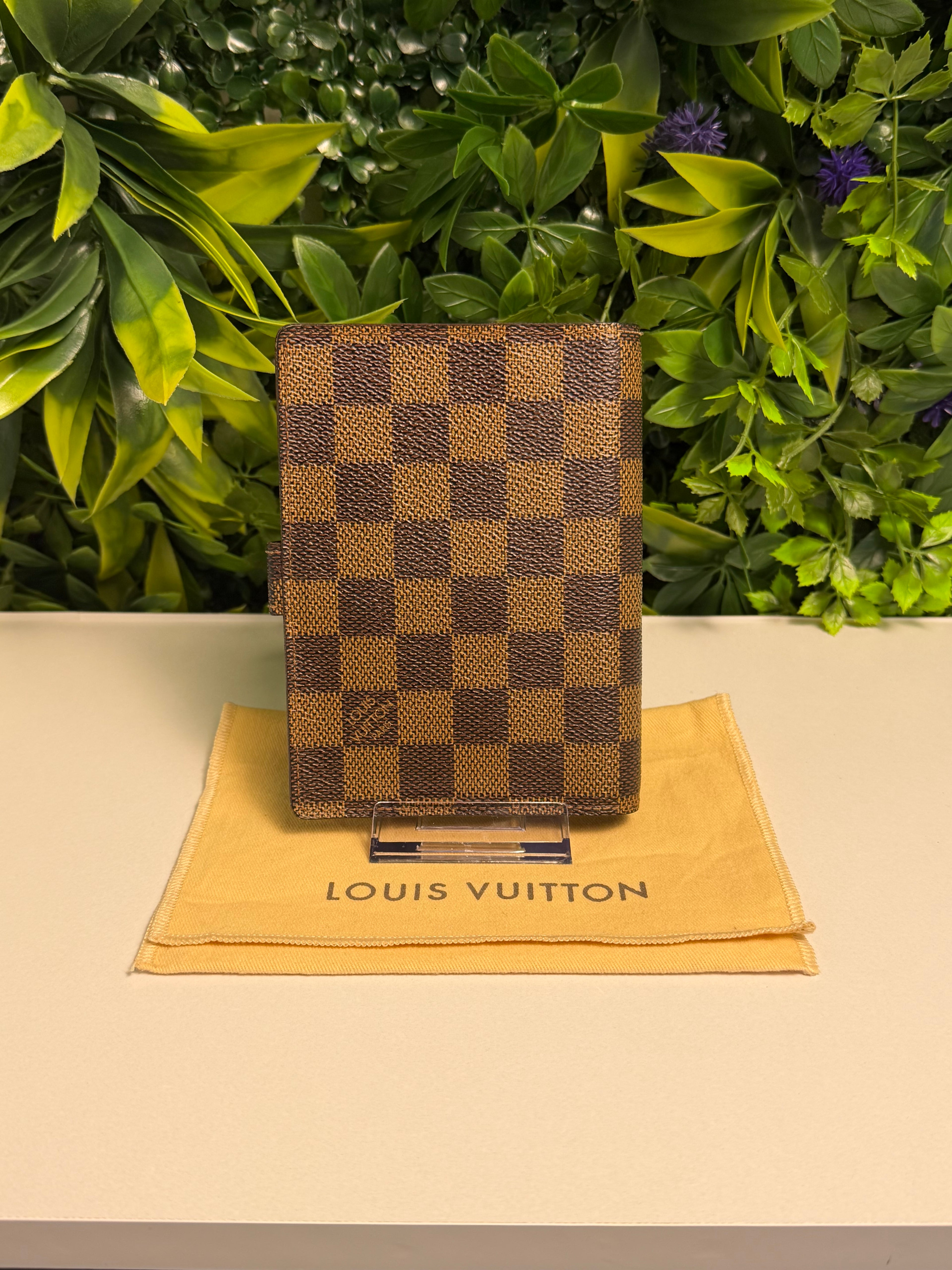 Louis Vuitton Pre-Loved Damier Ebene PM Agenda