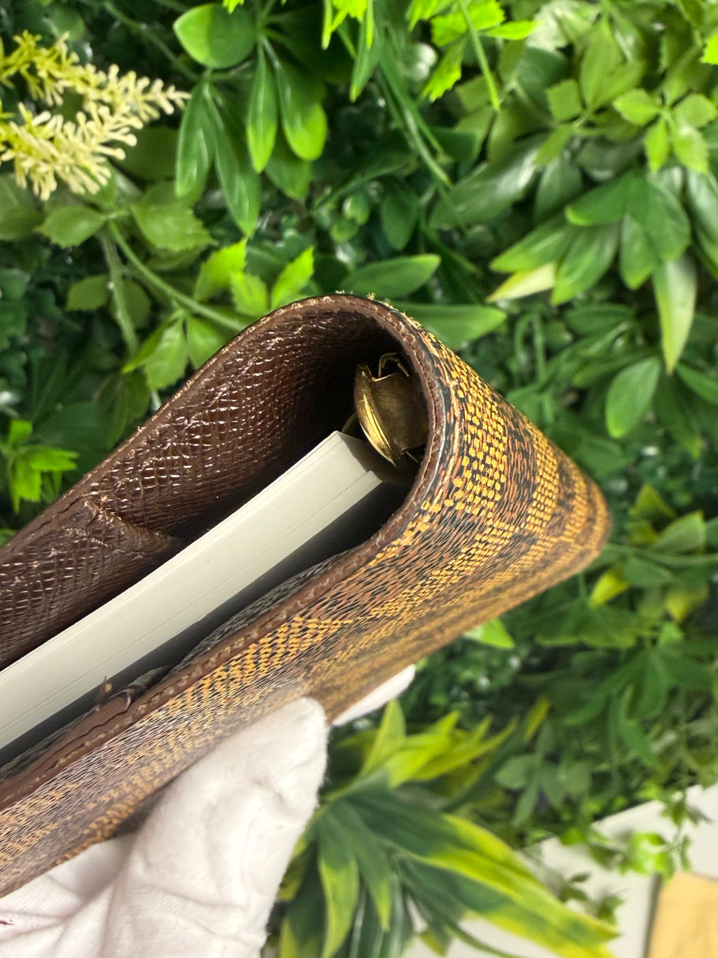 Louis Vuitton Pre-Loved Damier Ebene PM Agenda