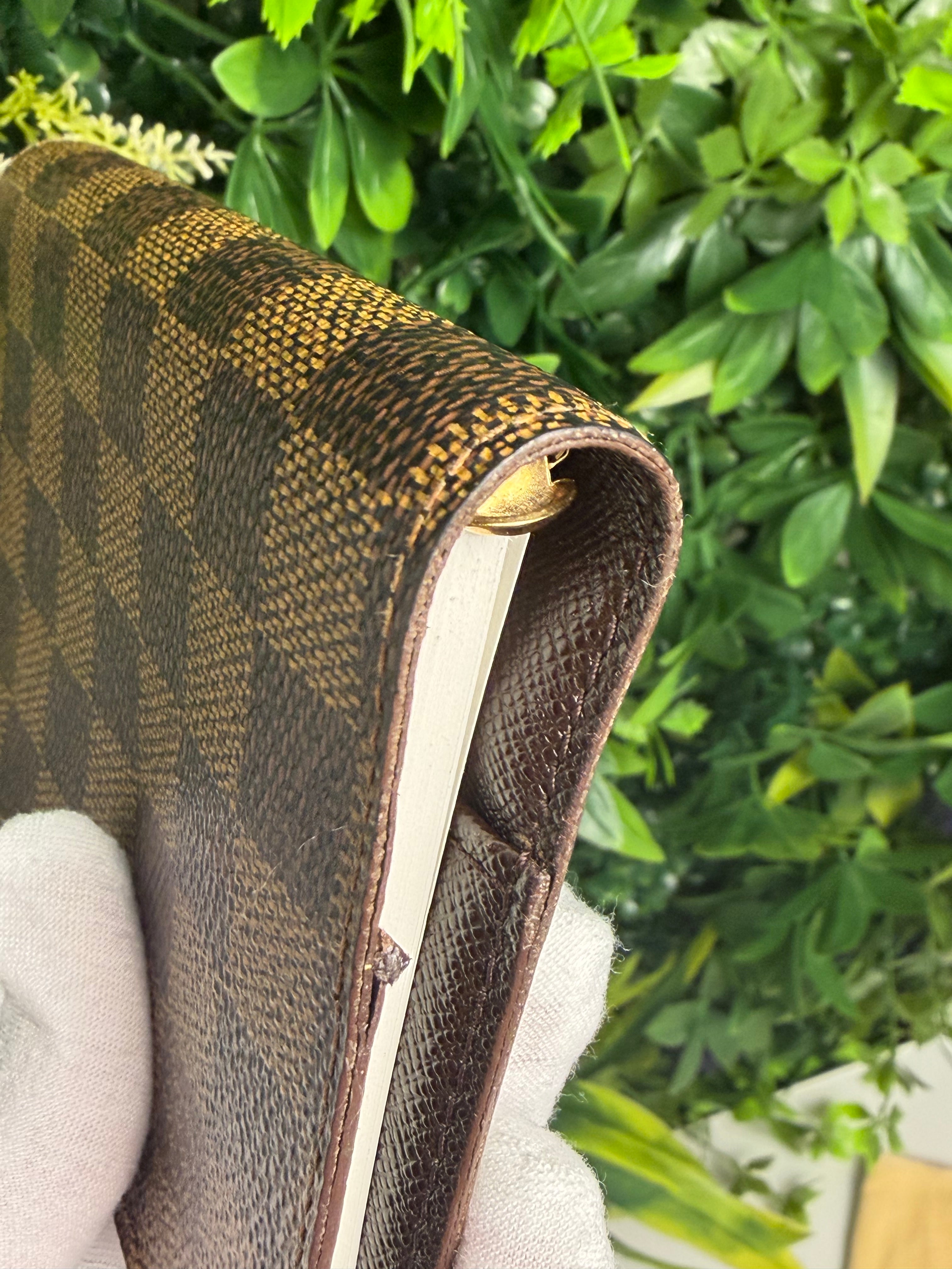 Louis Vuitton Pre-Loved Damier Ebene PM Agenda