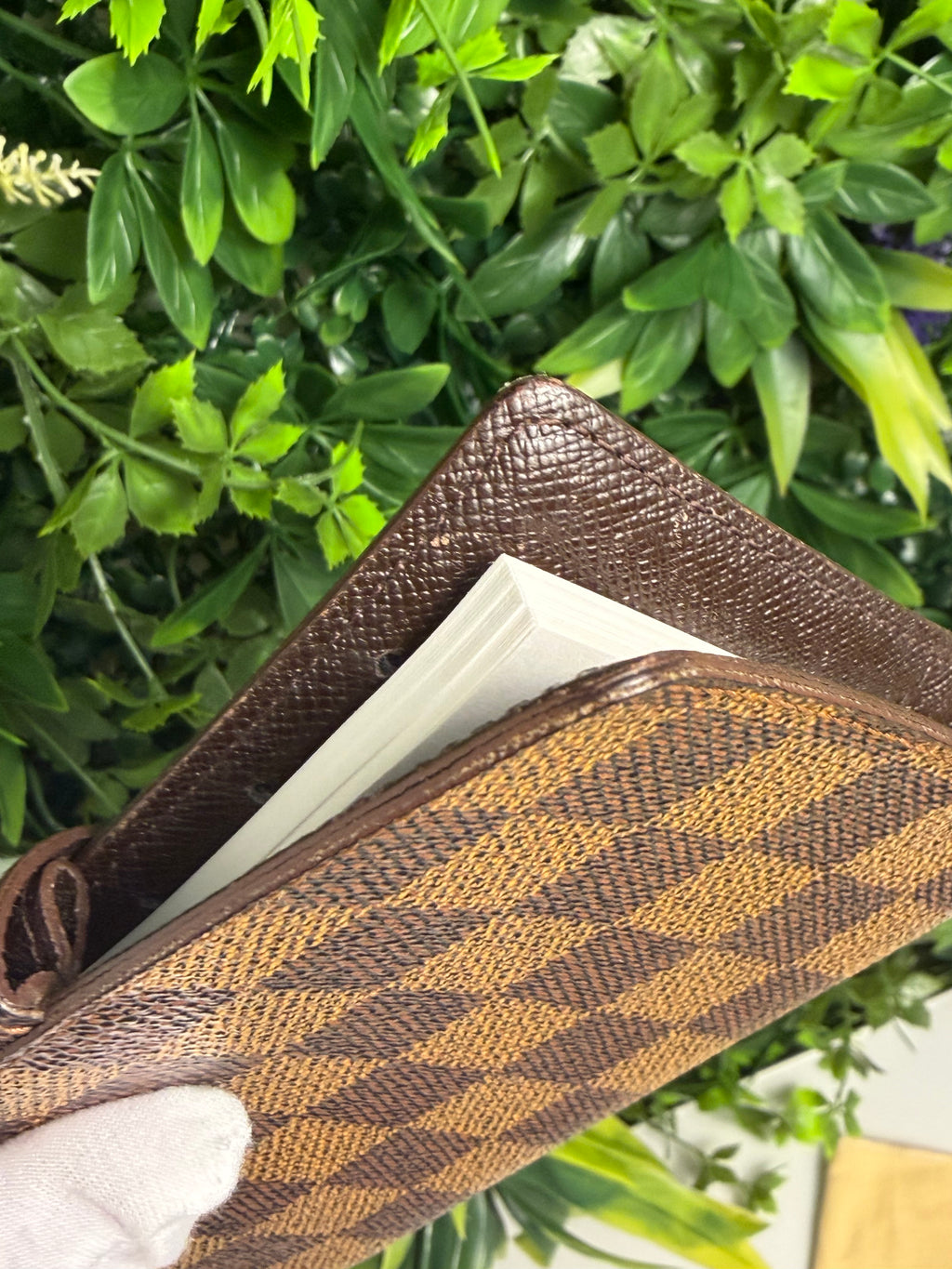 Louis Vuitton Pre-Loved Damier Ebene PM Agenda