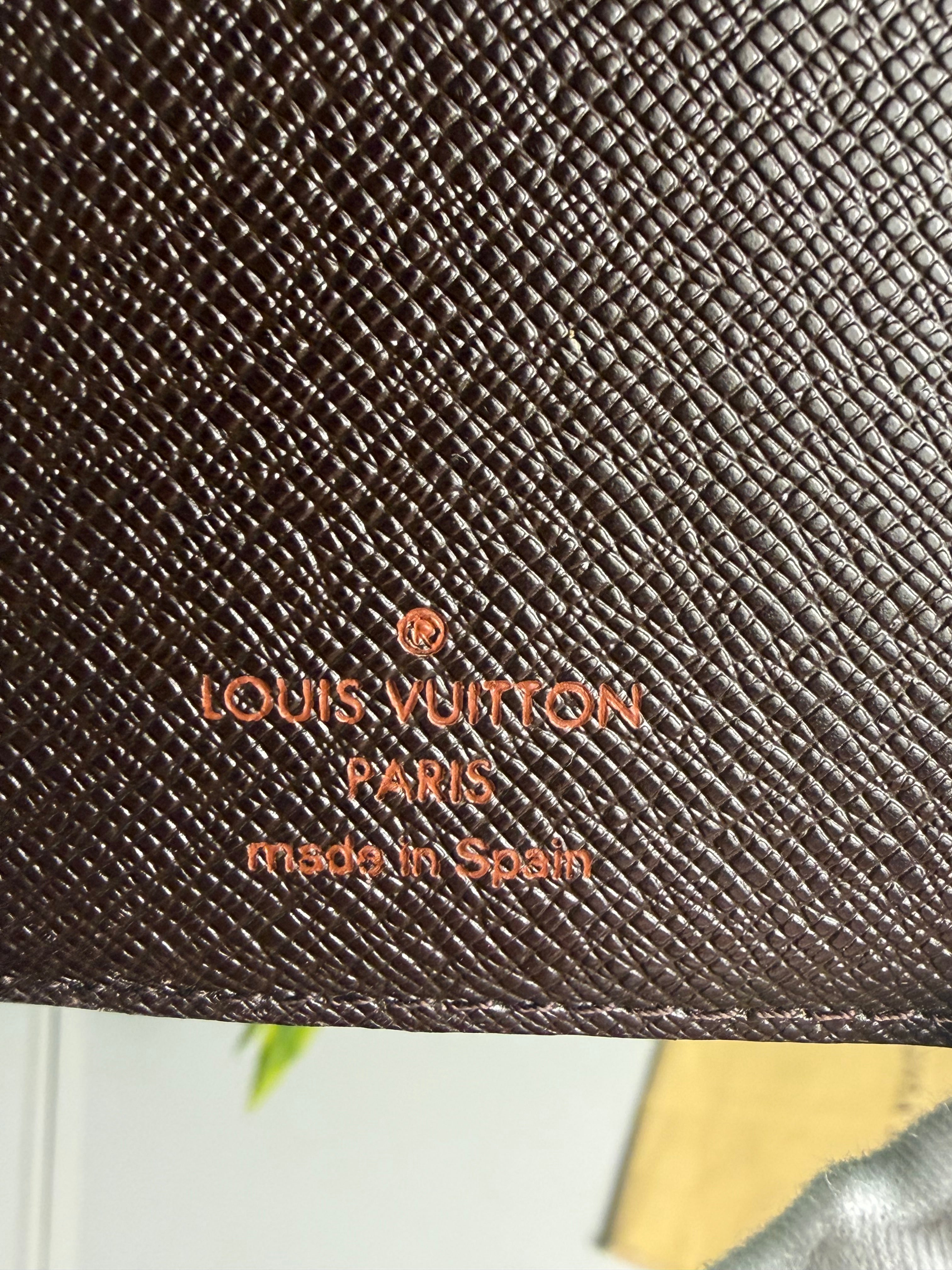 Louis Vuitton Pre-Loved Damier Ebene PM Agenda
