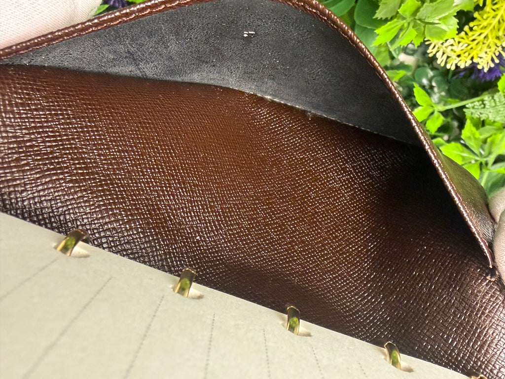 Louis Vuitton Pre-Loved Damier Ebene PM Agenda