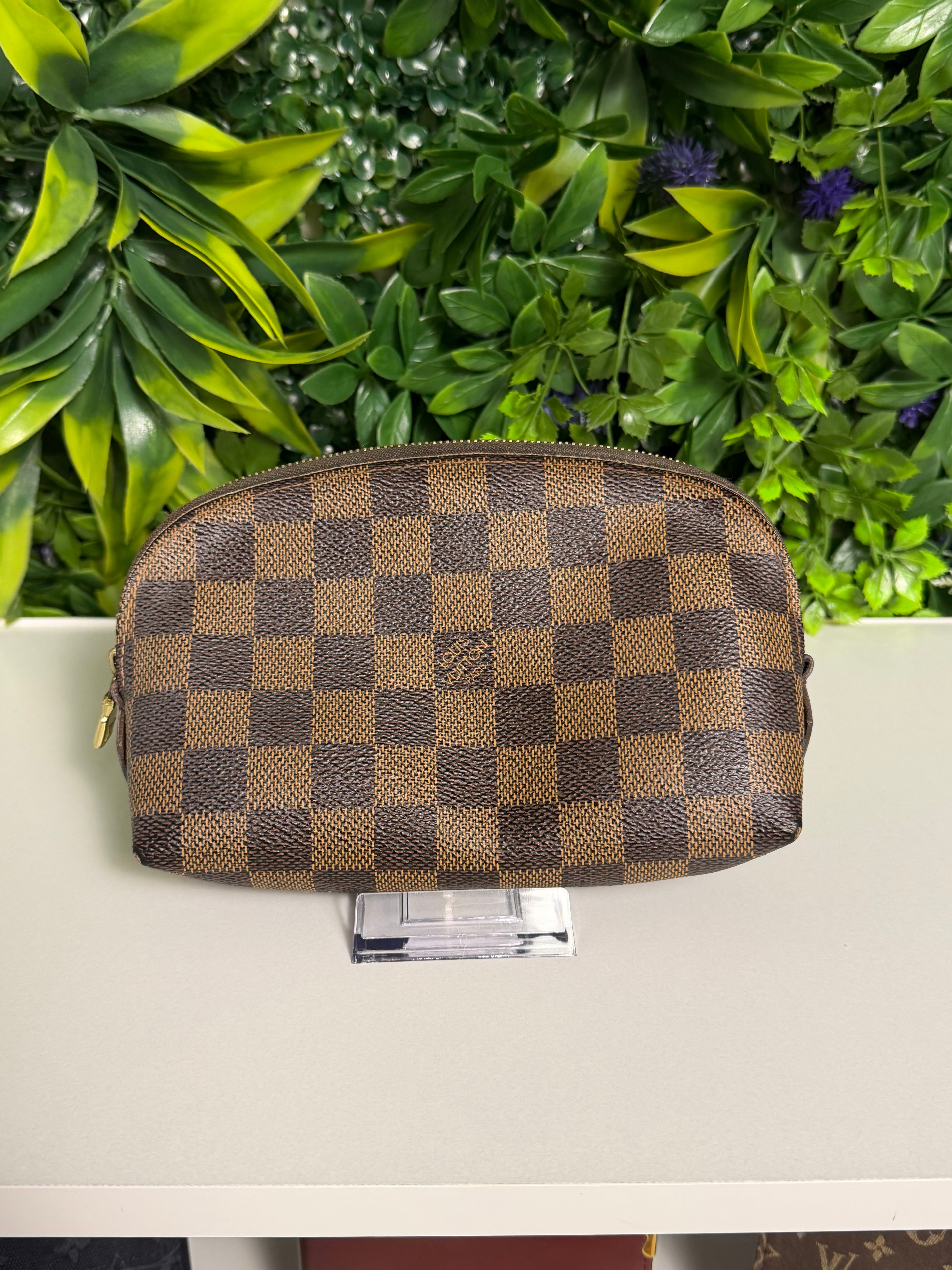 Louis Vuitton Pre-Loved Damier Ebene Cosmetic Pouch