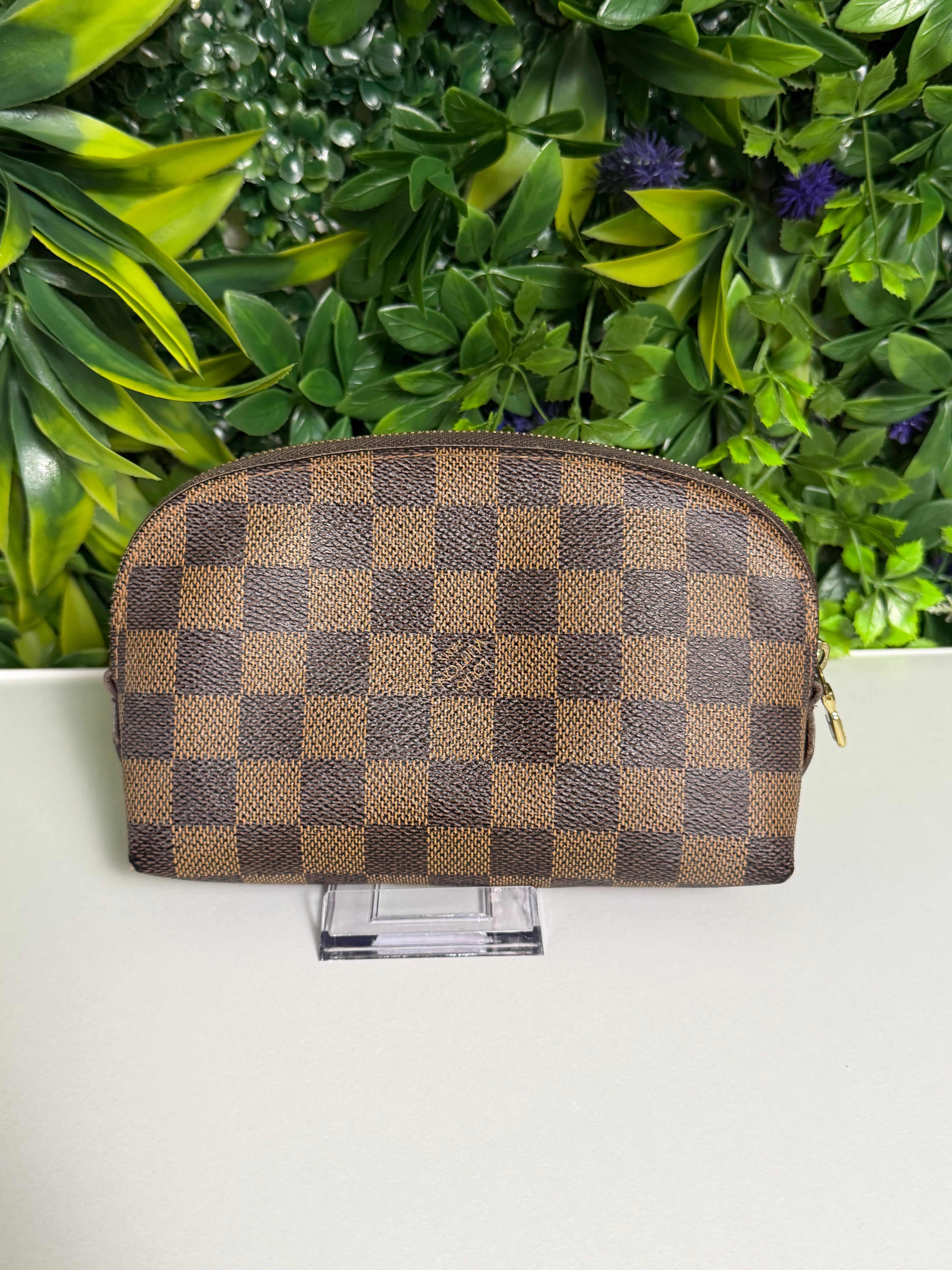 Louis Vuitton Pre-Loved Damier Ebene Cosmetic Pouch