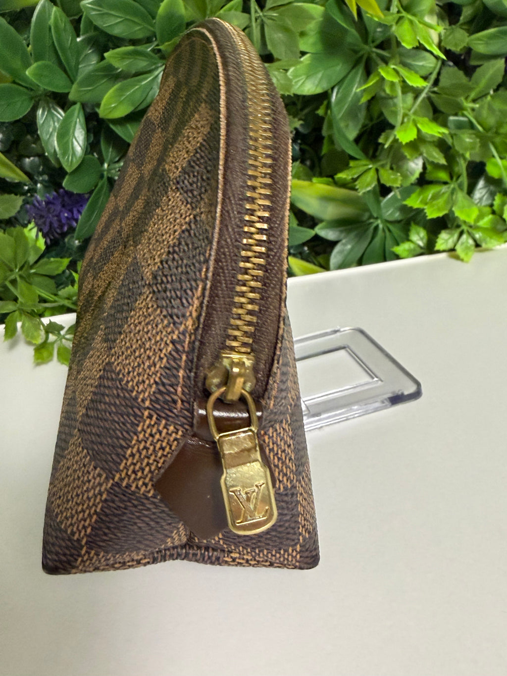Louis Vuitton Pre-Loved Damier Ebene Cosmetic Pouch