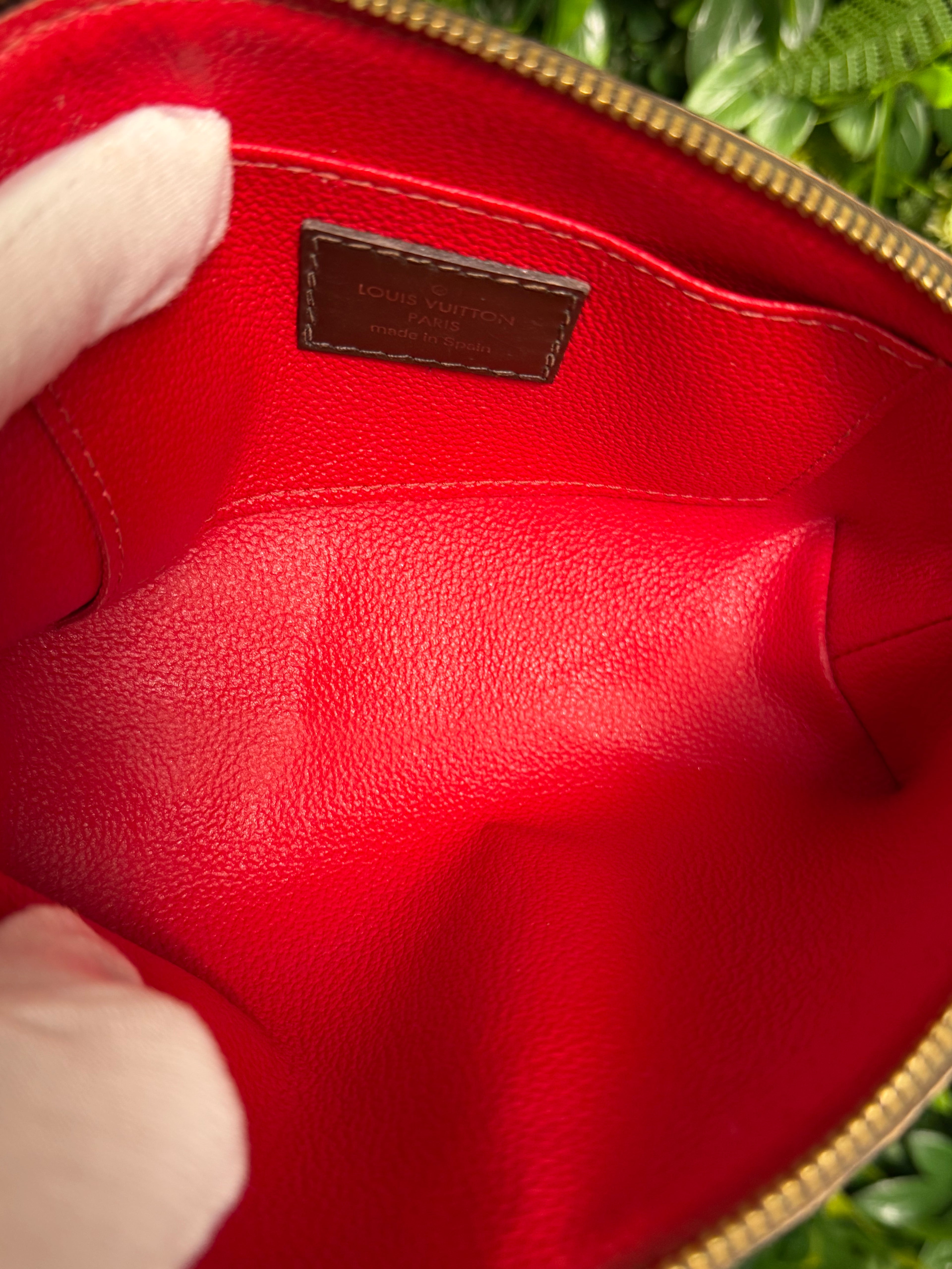 Louis Vuitton Pre-Loved Damier Ebene Cosmetic Pouch