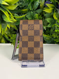 Louis Vuitton Pre-Loved Damier Ebene Mini Pouch LV-1013