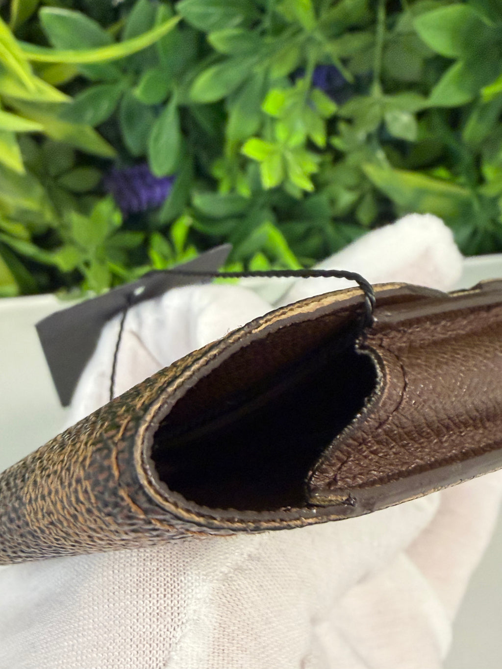 Louis Vuitton Pre-Loved Damier Ebene Mini Pouch LV-1013