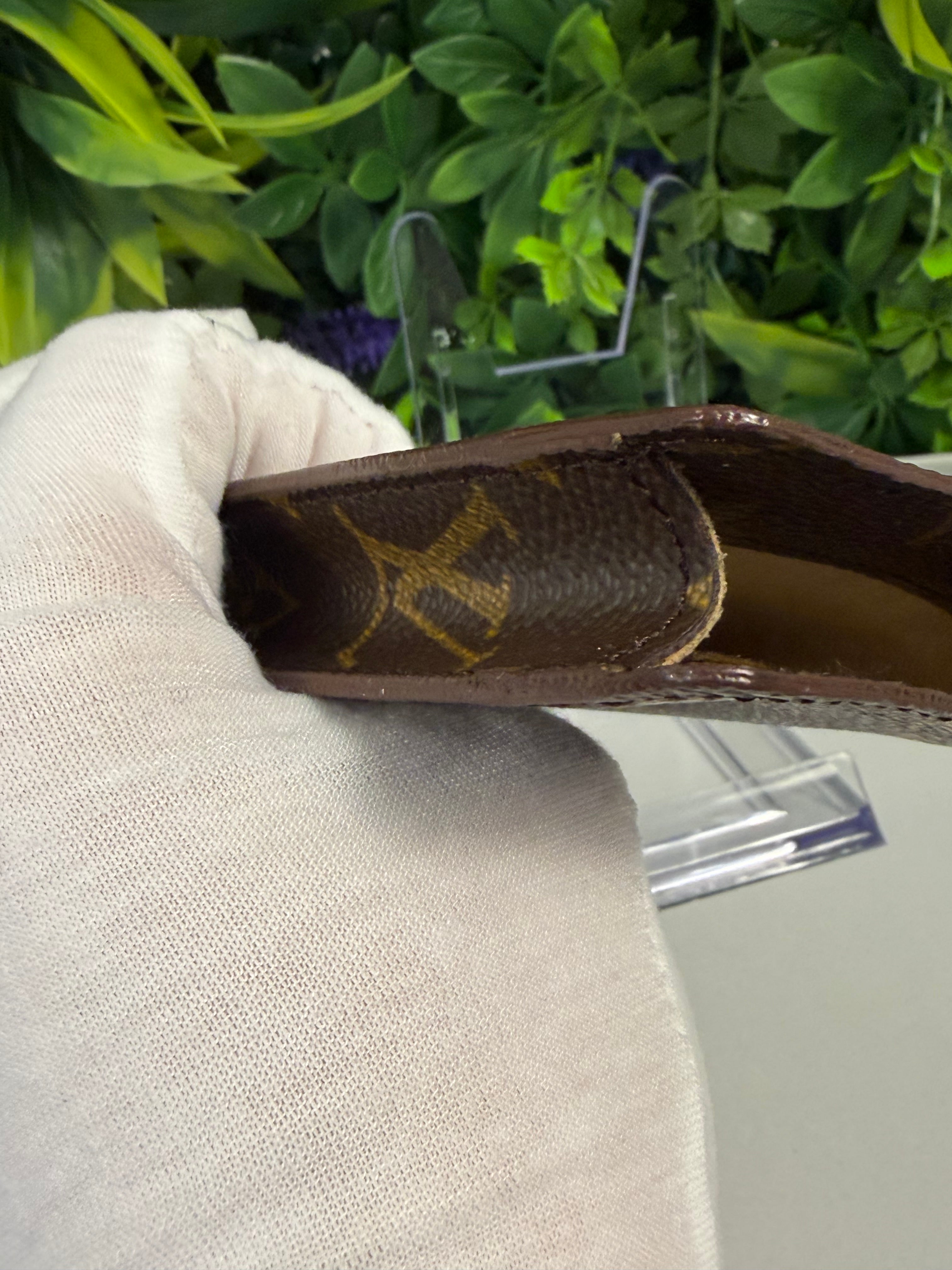 Louis Vuitton Pre-Loved Monogram Etui Lunette Simple Eyeglasses Sunglasses Case