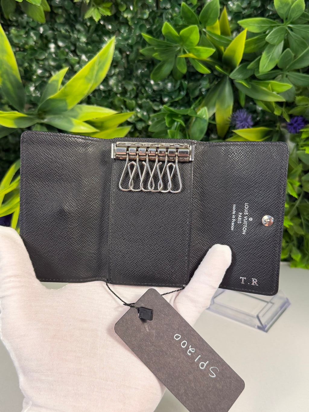 Louis Vuitton Pre-Loved Damier Graphite Multicles 6 Key Holder