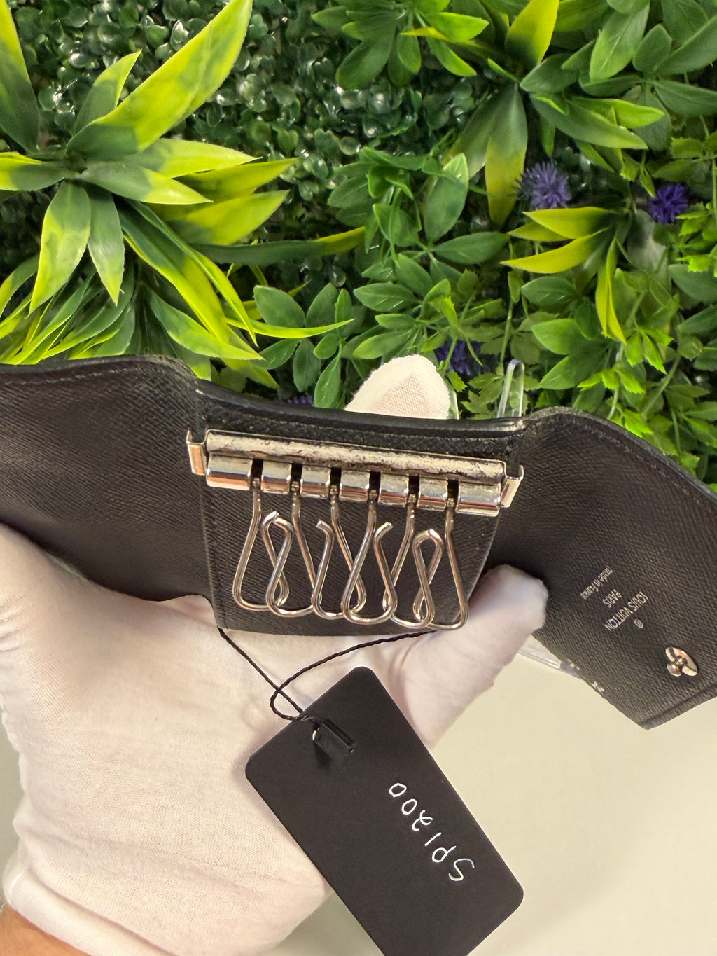 Louis Vuitton Pre-Loved Damier Graphite Multicles 6 Key Holder