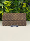 Louis Vuitton Pre-Loved Brown Monogram Mini Lin Sarah Wallet