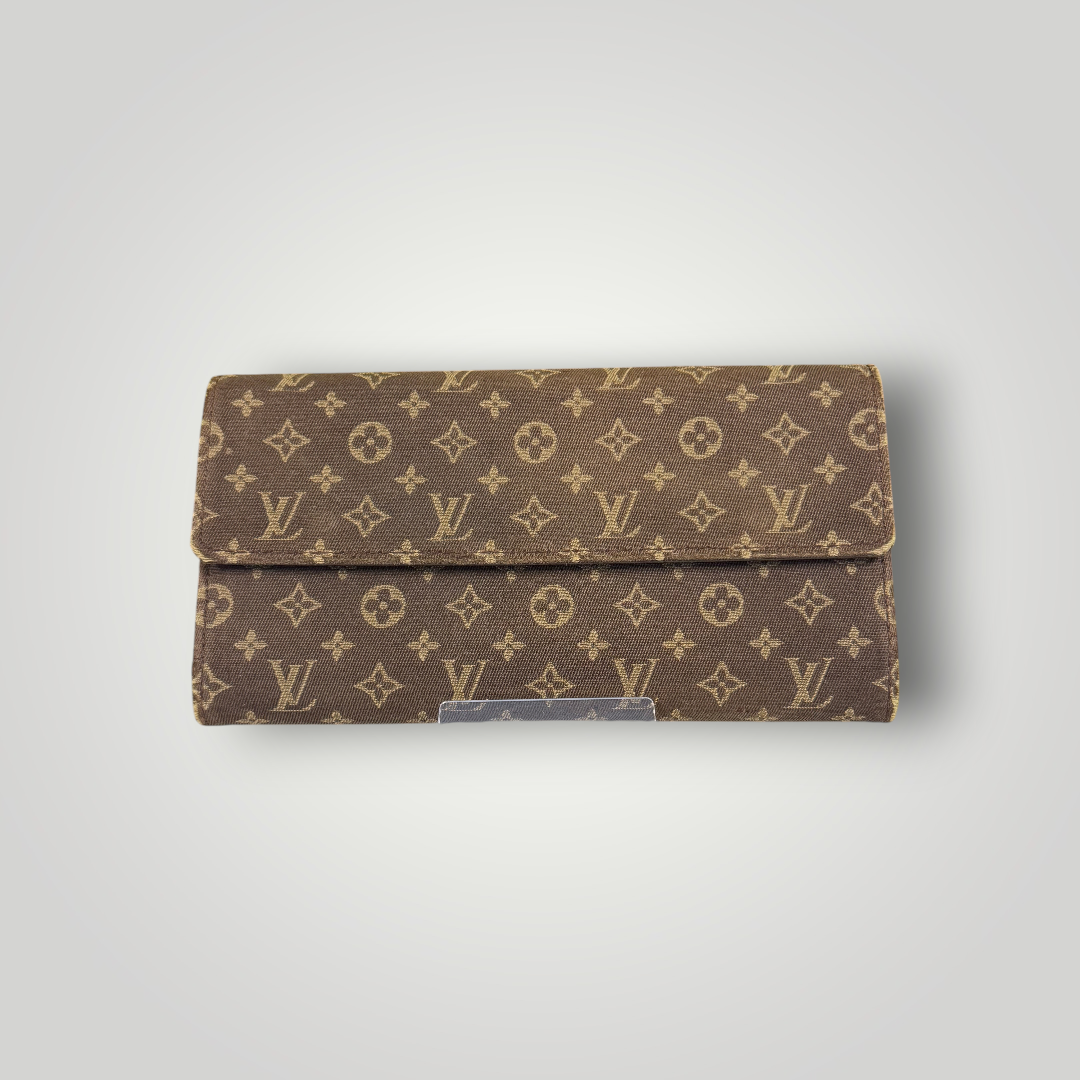 Louis Vuitton Pre-Loved Brown Monogram Mini Lin Sarah Wallet