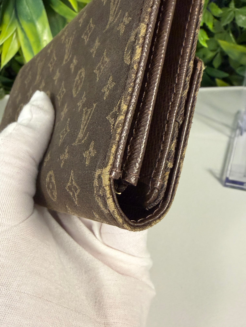 Louis Vuitton Pre-Loved Brown Monogram Mini Lin Sarah Wallet