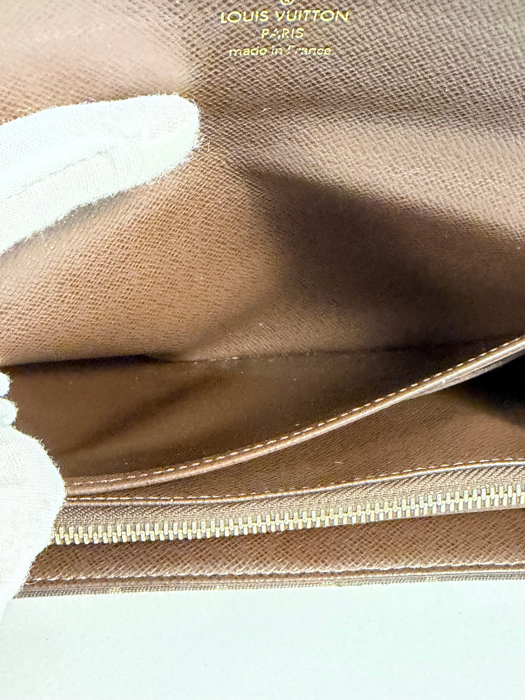 Louis Vuitton Pre-Loved Brown Monogram Mini Lin Sarah Wallet