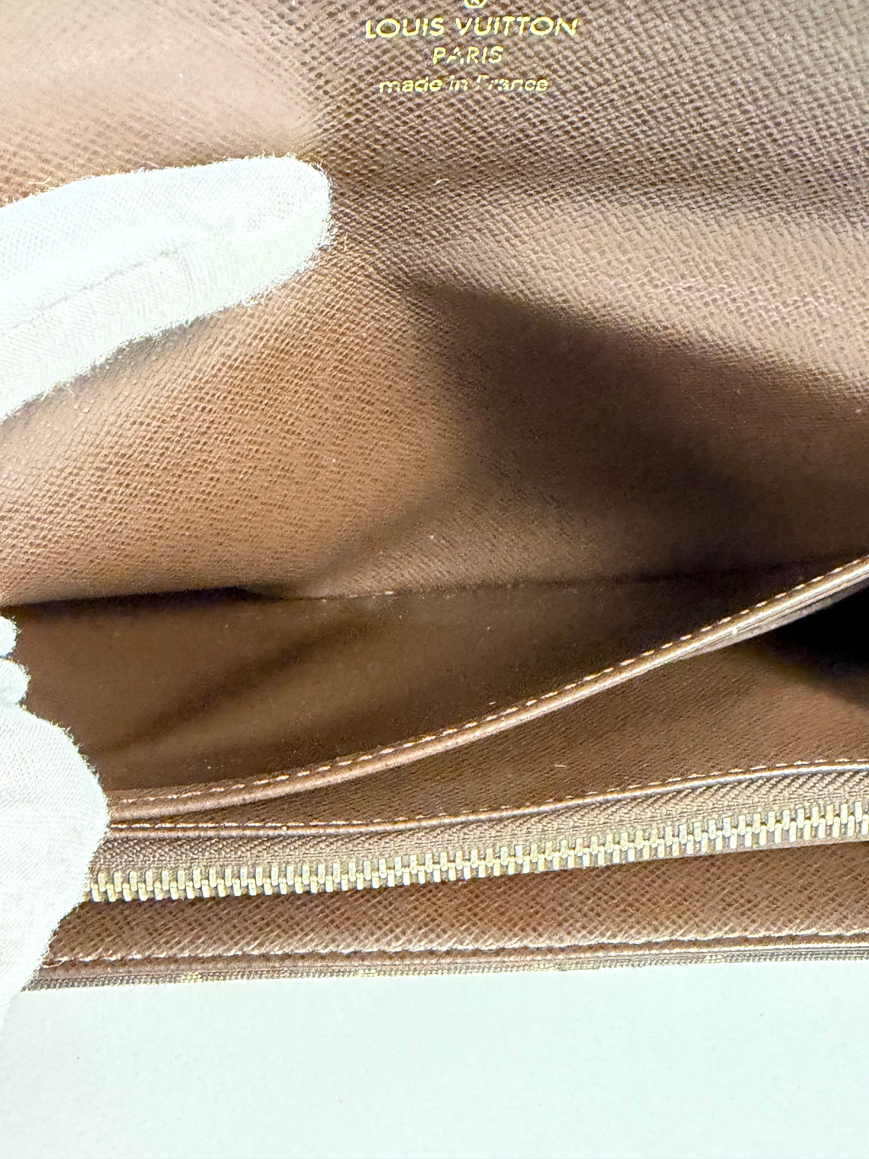 Louis Vuitton Pre-Loved Brown Monogram Mini Lin Sarah Wallet