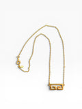 Givenchy Vintage Double G Pendant Necklace