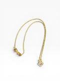 Givenchy Vintage Rhinestone G Pendant Necklace 80s-90s Icon