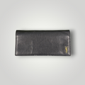 Saint Laurent Pre-Loved Cassandre Flat Wallet in Grained Leather
